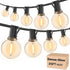 RTTY Outdoor String Lights 25 FT, Patio Light for outside with 13pcs