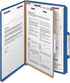 Smead Pressboard Classification File Folder, Dark Blue, Legal Size, 1 Divider, 2" Expansion, 10 per Box (18732)