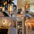 12Pack Dimmable ST58 LED Edison Bulbs, 4.5W Equivalent to 40W Vintage Light Bulbs, E26 Base 2700K ST58/ST19 Clear