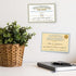Motivational Achievement Certificate Fill in Sticky Note Pads, 6" x 4" Repositionable Recognition Award Sticky Pads, 50