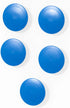 High Powered Magnets for Glass Dry-Erase Boards, Set of 5 in Blue