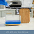 13 S&T INC. Dish Soap Dispenser and Sponge Holder for Kitchen Sink, Waterproof Labels and Sponge Included, Ounces