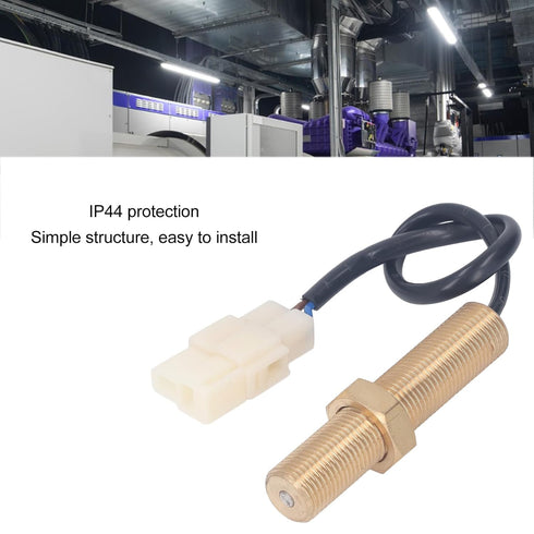 Rotational Speed Sensor M16 Thread IP44 Aluminum Alloy Magnetic Rotate Speed Sensor