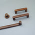 6 Pack (6, 4" MFYS Walnut Wood Drawer Pulls Handes Rustic Cabinet Pulls Handles Wood Dresser Knob Kitchen Furniture