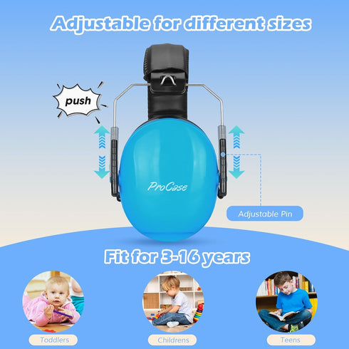 27dB ProCase Noise Cancelling Headphones for Kids Toddler, SNR Noise Reduction Ear Muffs, Hearing Protection