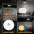 2 Pack, Dimmable Closet, 2600mAh DAZZY DOT Rechargeable Puck Lights Cool WhiteTouch Light Stick on for Portable Night
