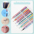 Mluchee 100 Pack Multicolor Pens, 6-in-1 Party Favors, Bulk Fun Pens for Adults and Students