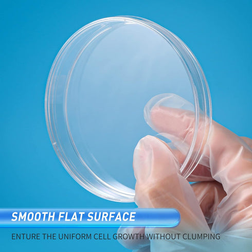 Annhua Petri Dishes with Lid, 90 mm X 15 mm, 10 Pcs Petri Plates for School Science Projects, Biological Party