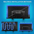 TK99SW Lights,16.4ft 45-75 Inch LED TV Smart RGB Strip for TVs, Music Sync Bluetooth App & Remote Control, USB-Powered