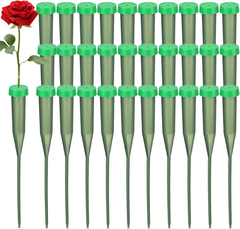 Ouligay 30 PCS Flower Water Tubes 5.7 Inch Floral Water Tubes for Fresh