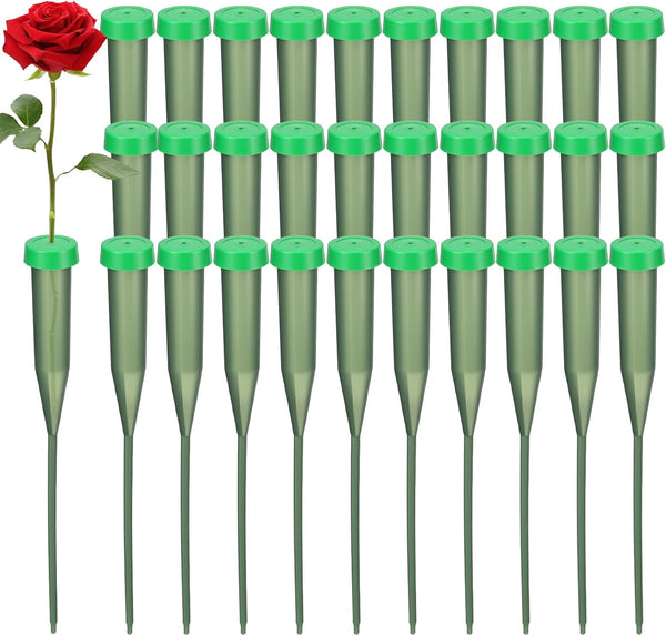 Ouligay 30 PCS Flower Water Tubes 5.7 Inch Floral Water Tubes for Fresh
