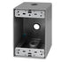 ENERLITES Weatherproof Outlet Box, Outdoor Electrical Box with Three 1/2-in Threaded Outlets, 1-Gang