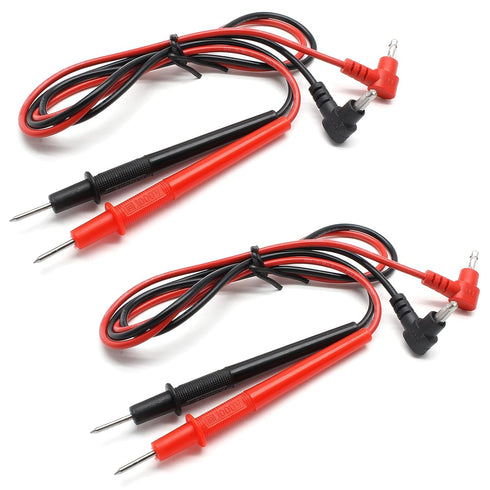 2pairs 71cm/28" Long Banana Plug Multimeter Probe Test Lead Cable for Digital Laboratory Multimeter Voltmeter, 1000V,
