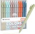 WY WENYUAN 12-Pcs Colored Gel Pens, 0.5 Mm Fine Point Smooth Writing Pens for School Office Supplies