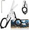 6 in 1 trauma shears, Folding Retractable Emergency Shears, Outdoor Camping Tools,