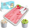 Extra Large Rolled Ice Cream Maker (14"x10") - Make Instant IceCream w/the