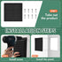 2pcs Attic Vents, Gable Vents Aluminum Wall Vent with Screen Mesh, Square Vent Louver for Exterior Door House Attic