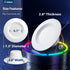 1 Pack 5/6 Inch 12W=110W 1100LM, Amico WiFi LED Recessed Can Smart Matter Lights, RGBCW Color Changing Retrofit