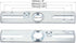 4 Inch 2Pcs uxcell Light Crossbar Kit Length Mounting Bracket Universal Lamp Fixture for Chandelier Wall Lighting