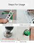 Ceramic Tile Hole Locator, Stainless Steel Universal Punching Tool for Wall Receptacle Outlet, Measuring Range