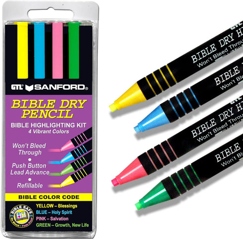 G T Luscombe Bible Dry Highlighter - Yellow Carded