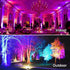 30W 300W 120 2700K, Lights,IP66 3-Plug (2 Pack) MELPO Led Flood Light Outdoor Equivalent, Color Changing RGB Lights