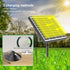 IP66 3 Dimmable Lixada Solar Powered Pendant Lamp Outdoor Waterproof Hanging Lights with Remote Controller Garage Light
