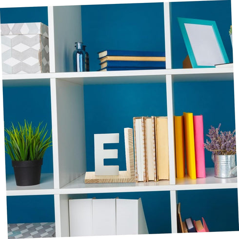 Decorative Wooden Bookends for Desk Organization