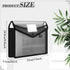 Teling 15 Pieces Plastic File Folders - A4 Colorful Document Organizer with Button Closure and Waterproof Pouch