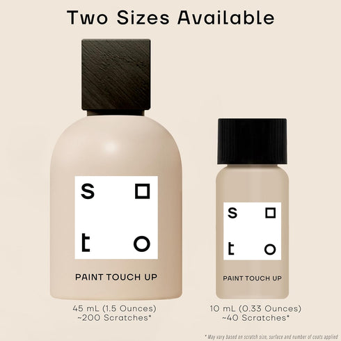soto White Paint Touch Up - Multi-Surface Matte Finish (No. 06 Gesso White) - 10 Milliliters Scratch Repair