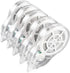 M&G 6 Pack Correction Tape Set, 39FT Long, 72M/234FT White Out, Clear Writing, 1/5 Inch X 32.8 Ft/Pack for Office School