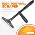 2-pack Set 23 XW Heavy Duty Wide Razor Blade Scraper with Push-assist & Plastic Blade Scraper with Extra pcs