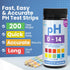 0-14 200 pH Test Strips | Universal Strips for Fast, Accurate pH Testing | Litmus Paper for Water, Pools, Kombucha