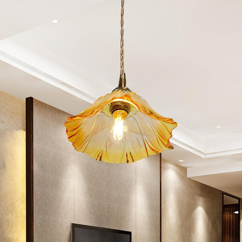 Baoblaze Glass Lampshade Replacement Flower Lamp Shade Decor Kitchen Fitting Hotel Wall Sconces Cover Bathroom