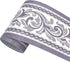 Yifely Moistureproof PVC Wallpaper Border, Peel & Stick Scroll Wall Borders Sticker for Home Decor