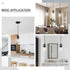 47Inches E26 Bulbs 1 Pack hansang Pendant Lights Kitchen Island, Modern Black Pendant Light Fixture, Kitchen Ceiling