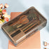 Pencil Box, Large Capacity Pencil Case, Plastic Pencil Boxs for Kids Girls Boys Adults, Hard Crayon Box Storage