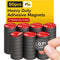 X-bet MAGNET Adhesive Magnets, 50 Pieces, Round Disc with Strong Sticky Adhesive Backing, Ideal for DIY, Craft, Kitchen