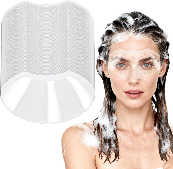 DEAYOU 300 Pcs Microblading Shower Face Shields, Disposable Face Visor Masks, Clear