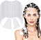 DEAYOU 300 Pcs Microblading Shower Face Shields, Disposable Face Visor Masks, Clear