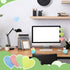 Marspark 9 Pack Heart Shaped Sticky Notes, 3 x 3 Inches Colorful Memo for Home Office School Supplies