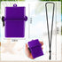 Outus 3 Pieces Waterproof Case ID Card Holder with Floating Sports Case Locker with Hanging Ring and Rope (Black Purple Lake Blue,4.72 x 2.95 x 1.57 Inch) by Outus