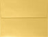LUXPaper A4 Invitation Envelopes, Peel & Press, 4 1/4" x 6 1/4", Gold Metallic, 80lb. Text, 50 Qty