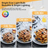 E12 Bulb,6 Packs G16.5 Bulb,40 400lm 3000k White,Dimmable Bulbs Bulbs LEOOLS Led Chandelier Light Frosted Type G Round
