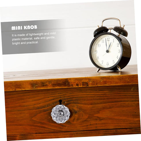6pcs Angoily Mini Decorative Knobs for Cabinets Stylish Replacement Handles for Home Easy to Install for Bedside