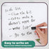 Tatuo 24 Pcs Magnetic Dry Erase Whiteboard Sheet, Flexible Stain Resistant Whiteboard Sheets for Fridge Kitchen