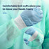 10 47.24" JMU Pcs Disposable Isolation Gowns Green, Polypropylene Medical Gowns with Knitted Cuffs, Length