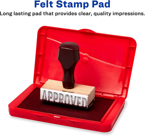 Carter's Felt Black Stamp Pad, 2.75 x 4.27 Inches (21081)