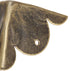 12Pcs 1.18"x1.18"x1.18" dophee Antique Brass Box Corner Protectors Edge Safety Guards Cabinet Furniture Desk Jewelry