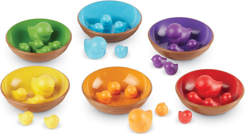 Learning Resources Birds in a Nest Sorting Set - 36 Pieces, Ages
